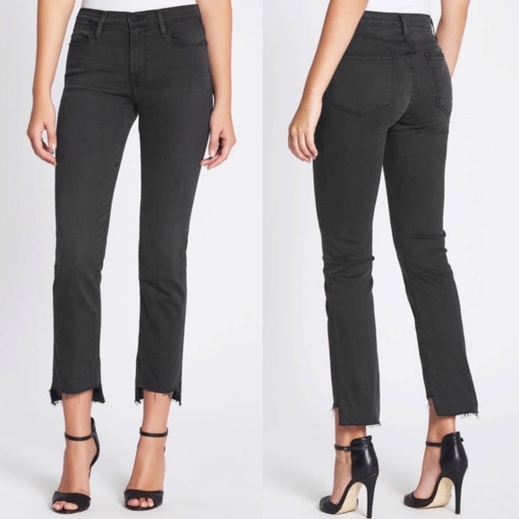 Frame Denim Denim - Frame Le High Straight Step Hem Jeans Ironsides size 28